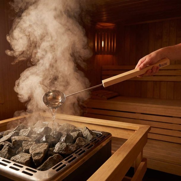 Sauna Tr&aelig;&oslash;se i tr&aelig; og st&aring;l 70,5 cm Holl's